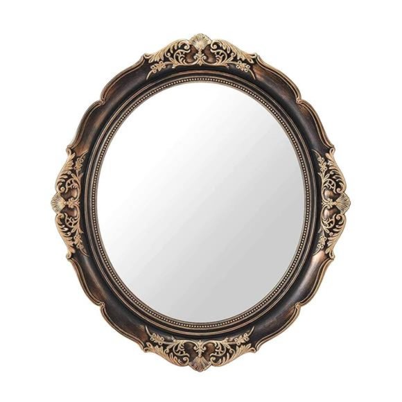 Decorative Wall Mirror, Vintage Hanging Mirrors for Bedroom Living-Room Dresser